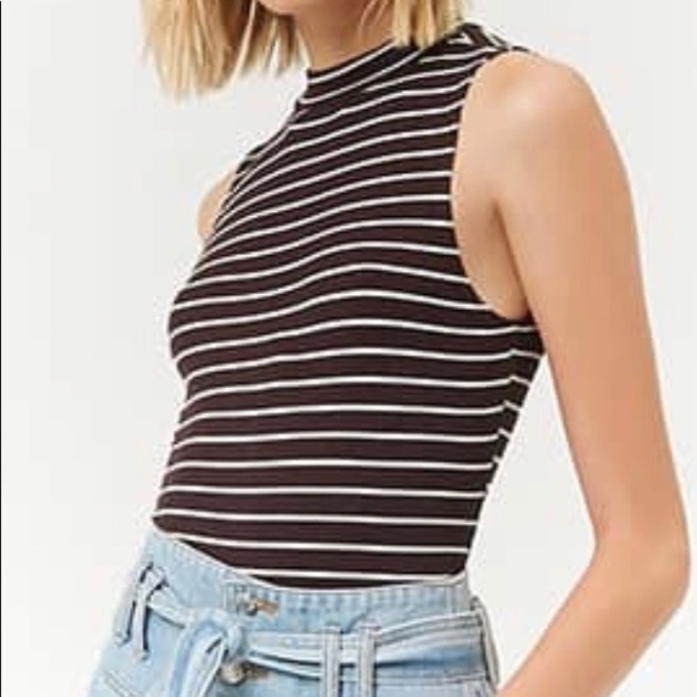 Trendy Striped Bodysuit!